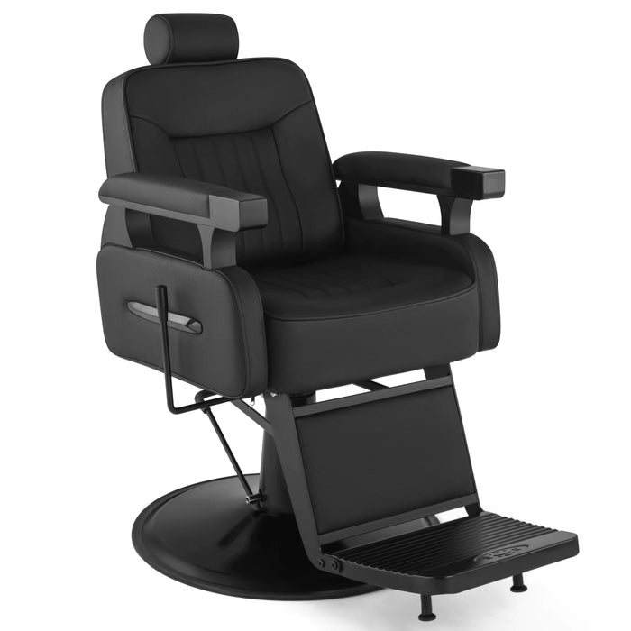 🆕#5081 Vintage Reclining 150° Hydraulic Barber Chair