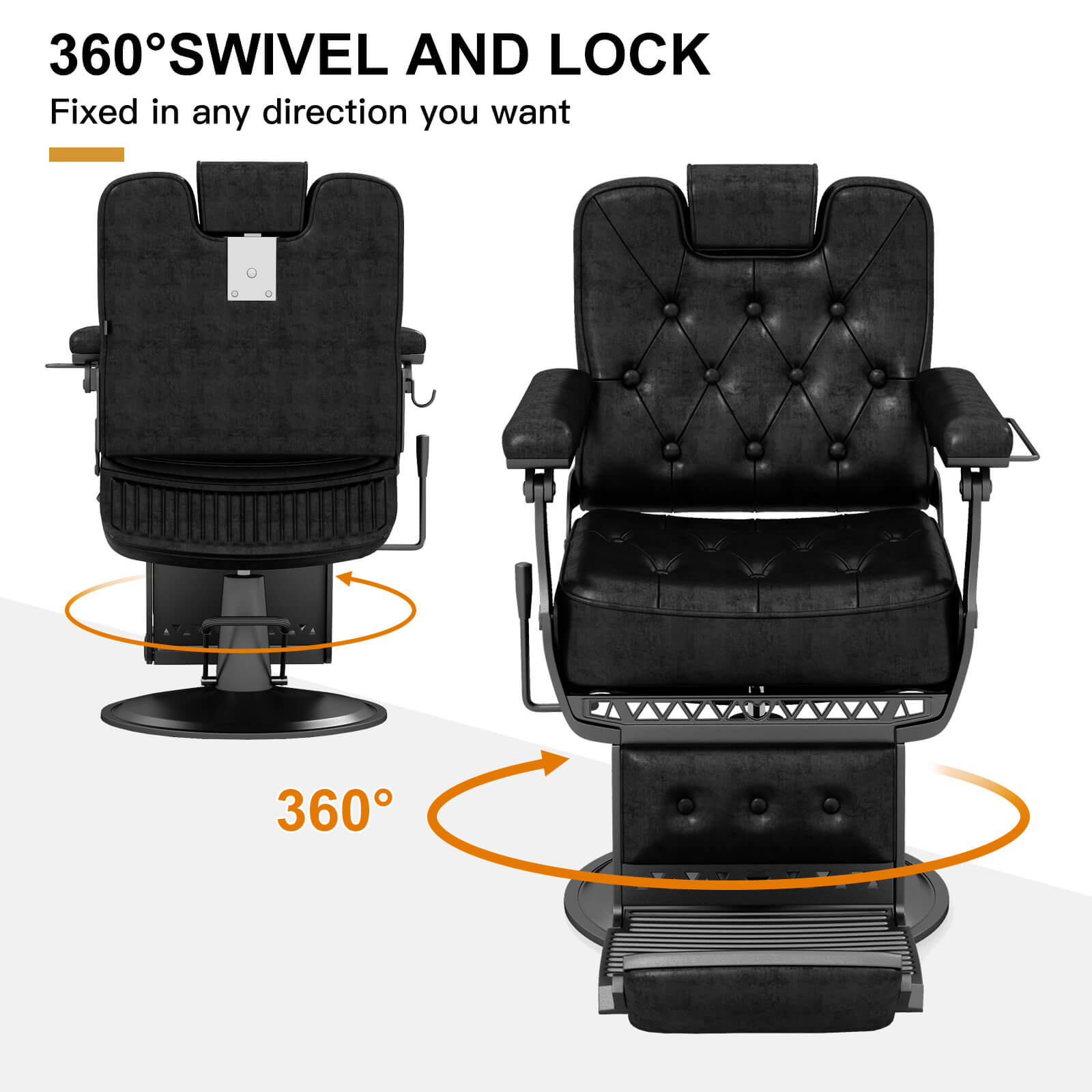 #5075 Vintage Barber Chair for Barbershop