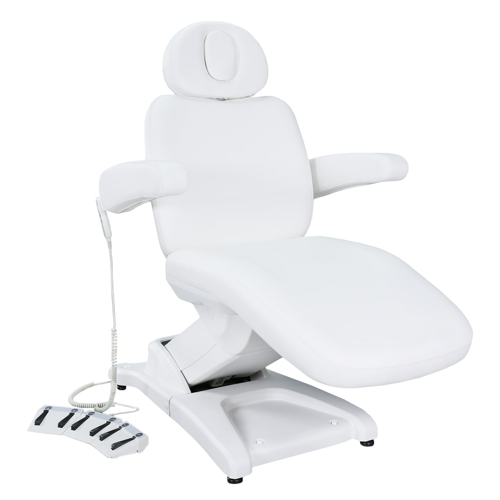 #2905 3 Motors Aesthetic Chair Dual Control Full Electrical Medical Facial Beds for Esthetician Beauty Bed Podiatry Doctors Chair