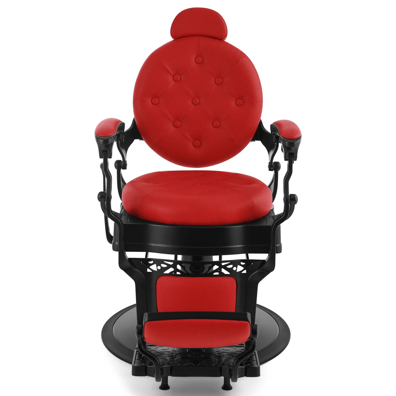 #5045 Red Retro Barber Chair