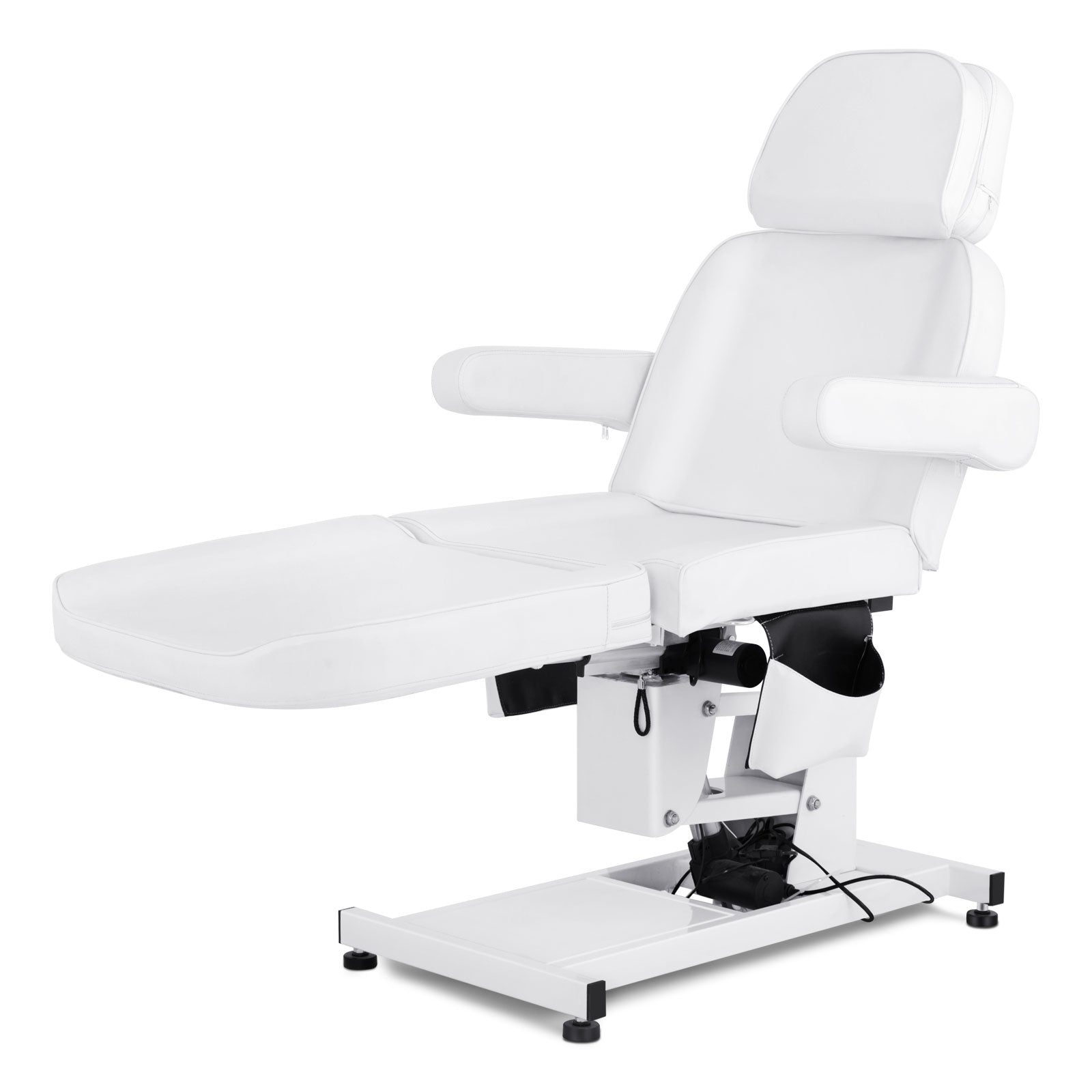 #2907 3 Motor Electrical Facial Bed for Esthetician 110V Massage Table Beauty Bed Medical Aesthetic Tattoo Chair with Rotatable Armrests