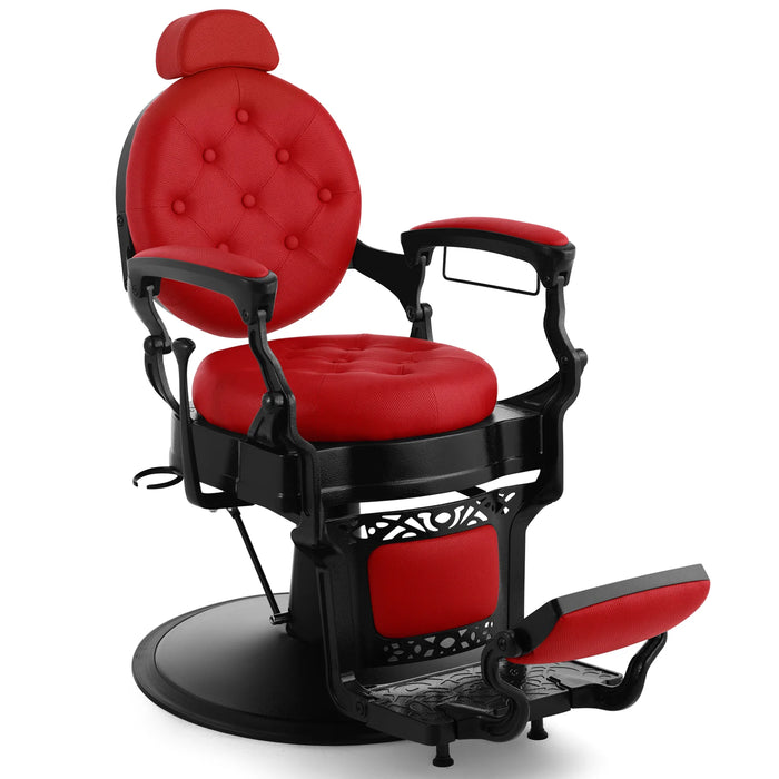 #5045 Retro Barber Chair Heavy Duty Vintage Salon Chair