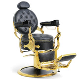 #5060 Royal Prestige Gold Barber Chair Artist hand