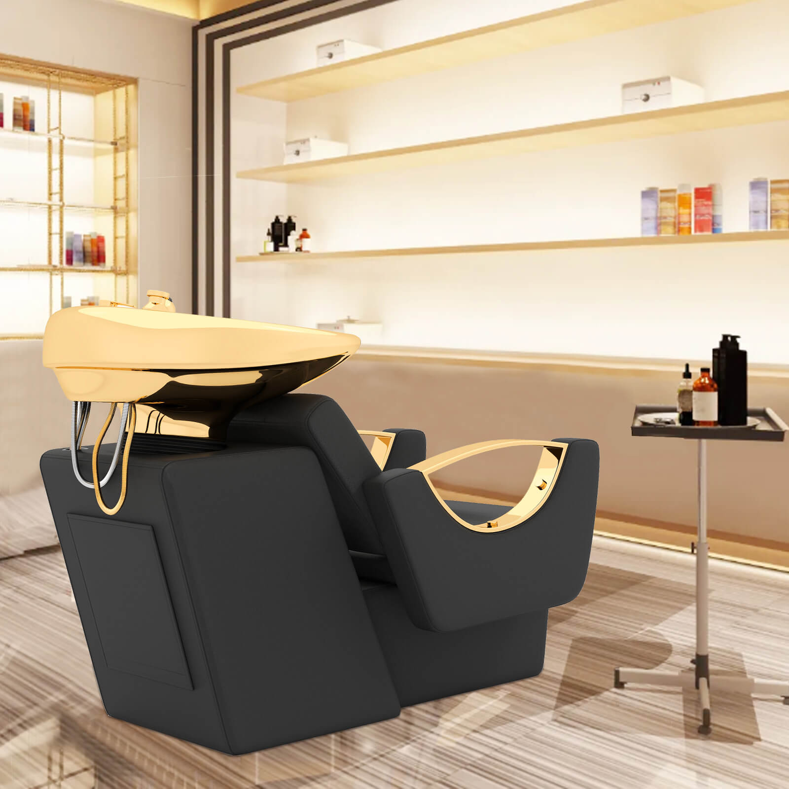 #1066 Backwash Shampoo Station(Gold)