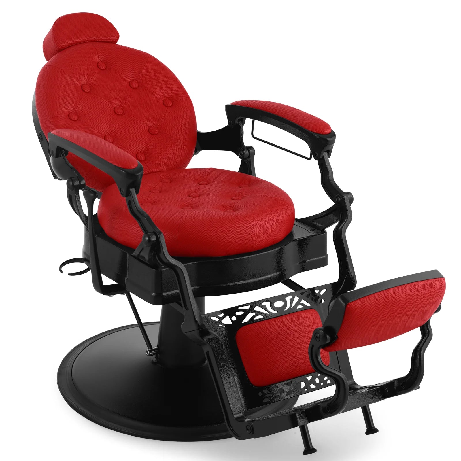#5045 Red Retro Barber Chair