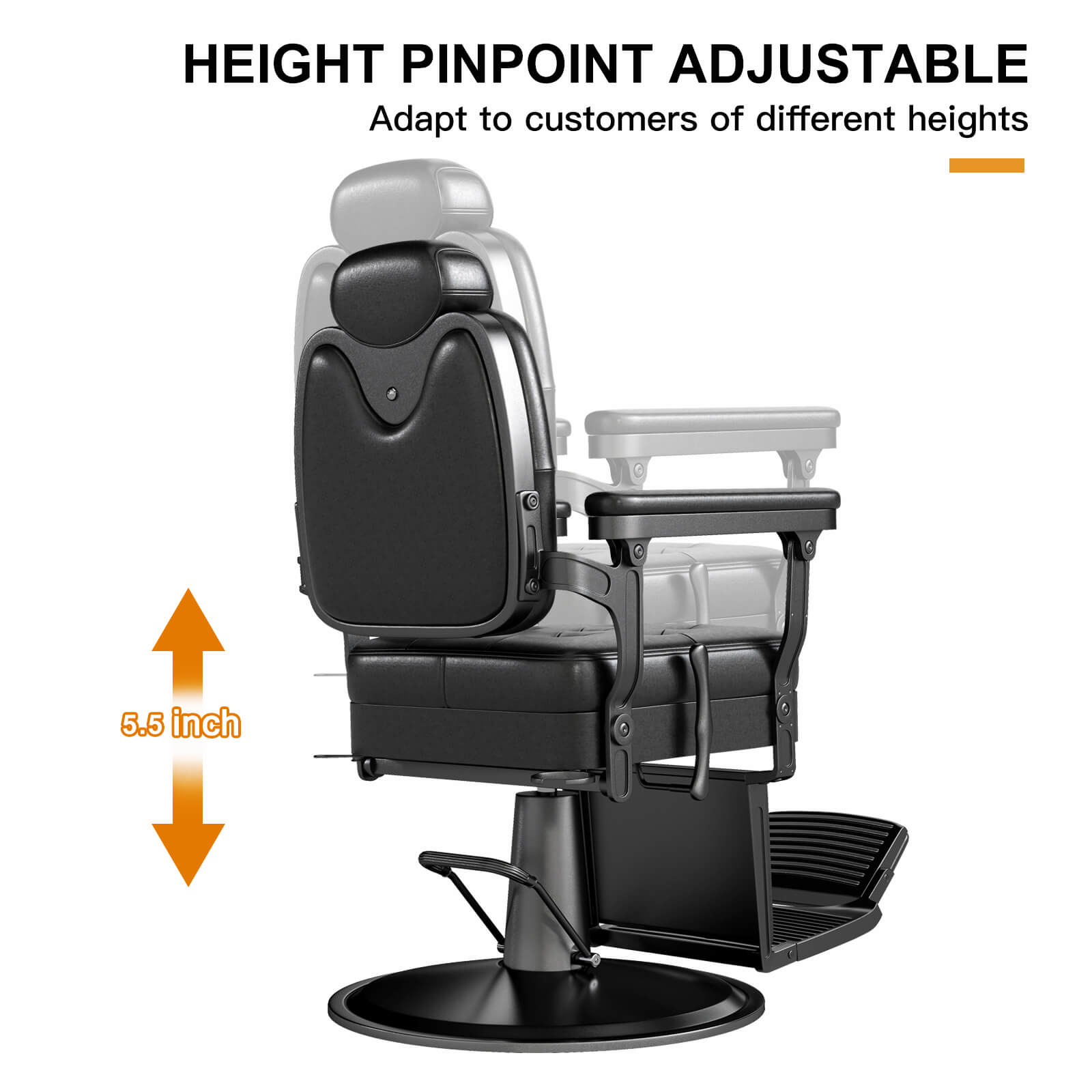 #5076 Barber Chair for Hair Stylist