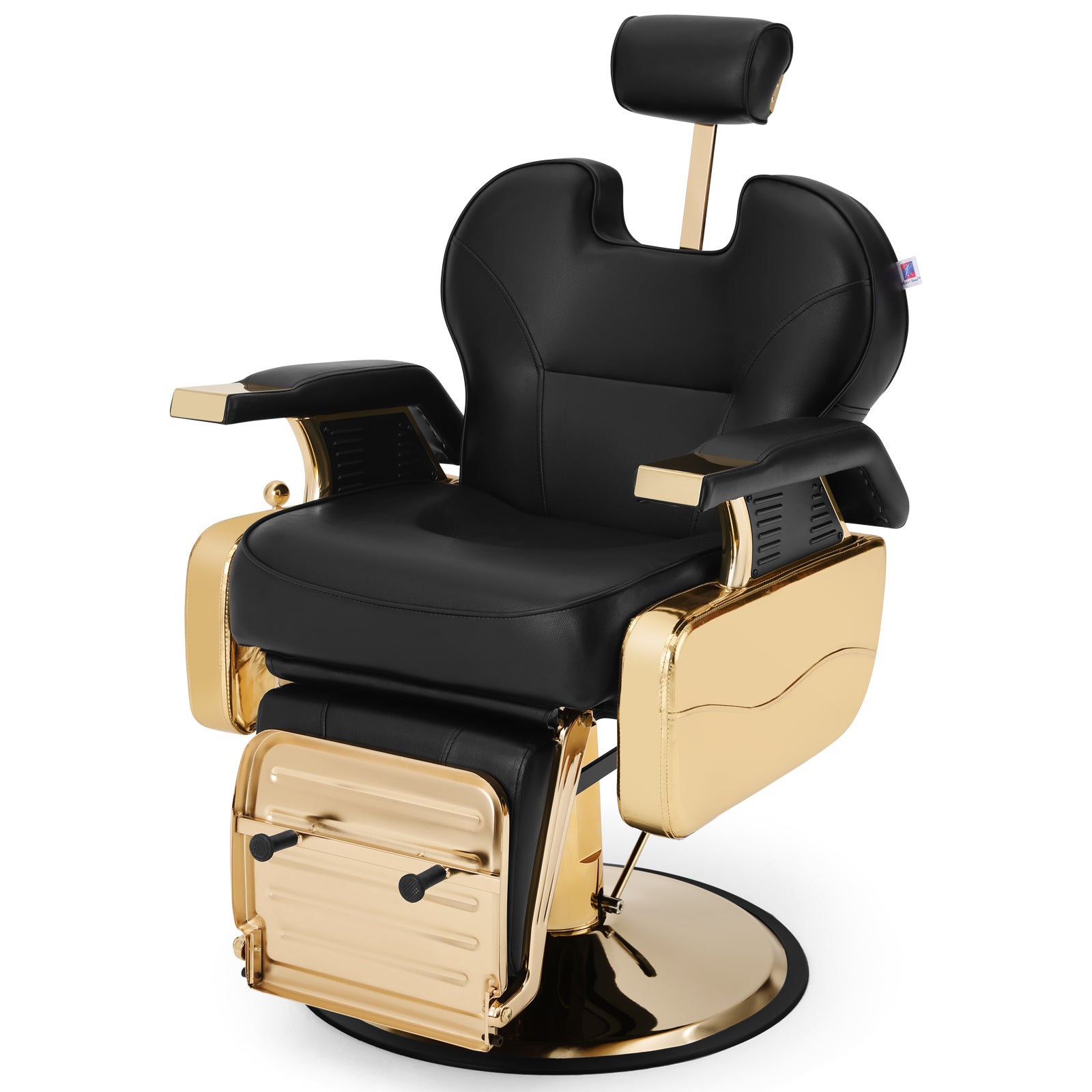 #5001 Barber Chair for Barbershop Salon Chair Beauty Styling Chair for Beauty Shop Gold/Black
