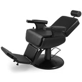 🆕#5073 Heavy Duty Recline Hydraulic Barber Chair (All Black)