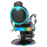 #5350 Prestige Laser Frame Retro Hydraulic Recline Barber Chair Artist hand