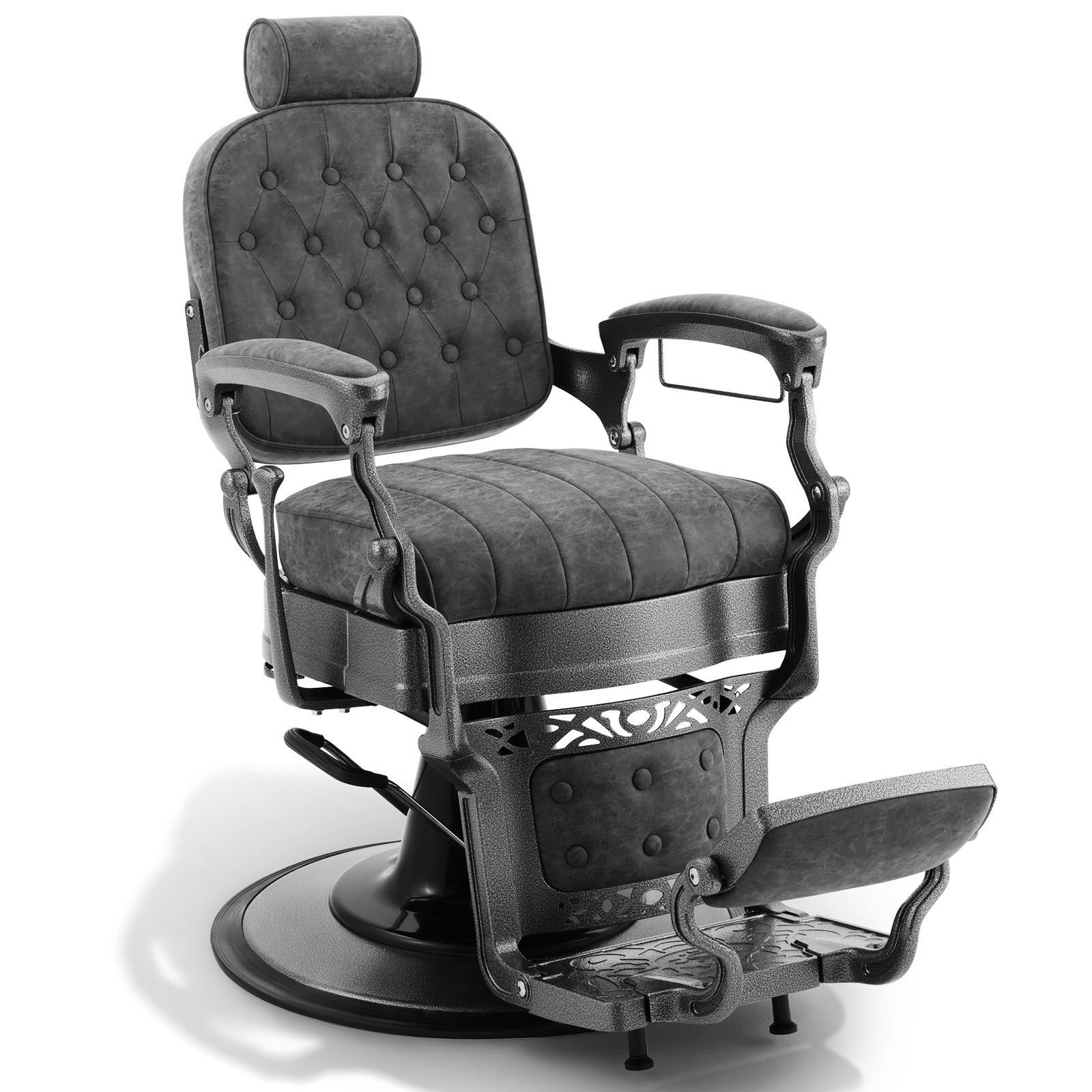 🆕#5087 Vintage Reclining Heavy Duty Barber Chair