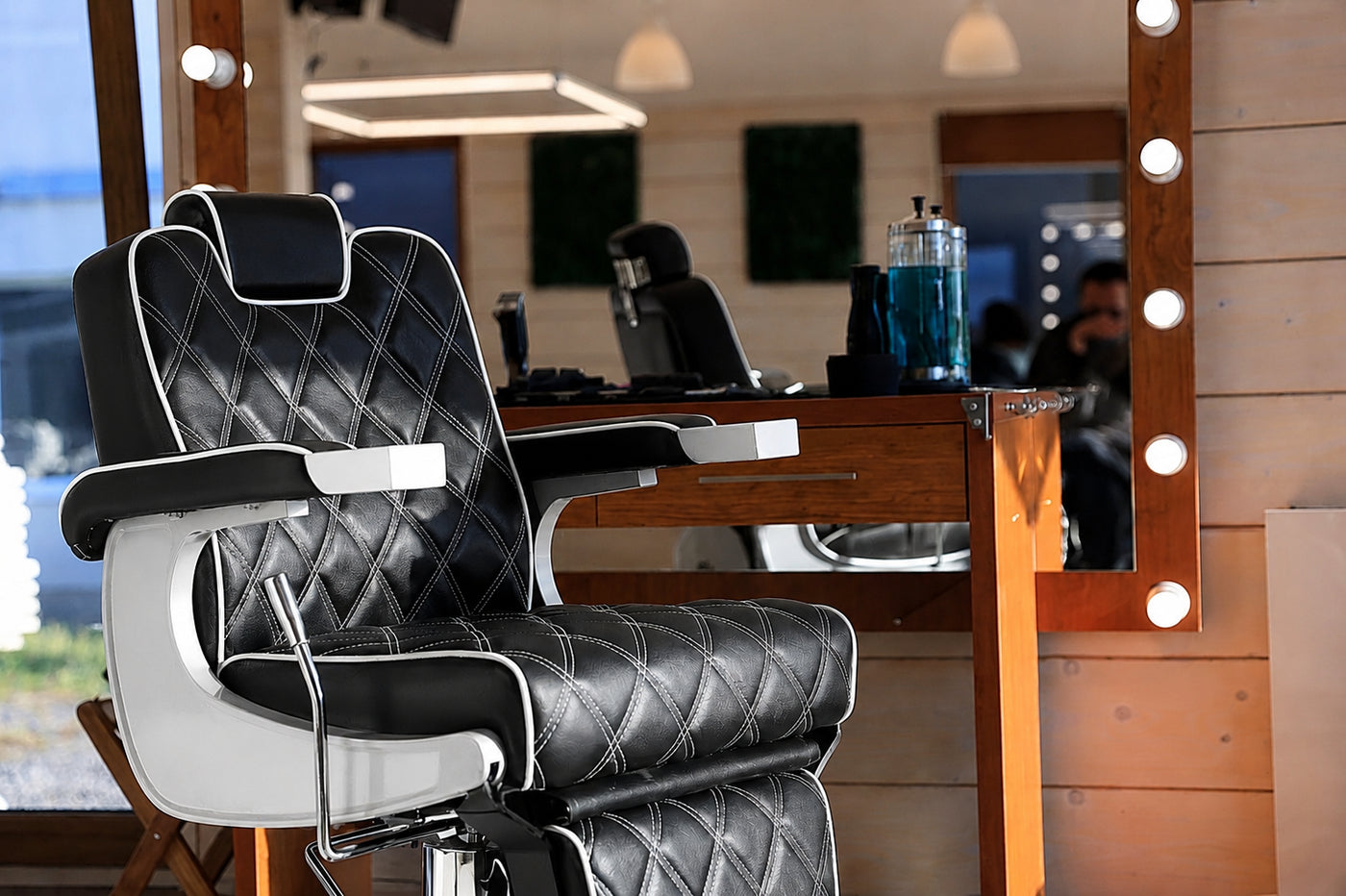 ⚡#5065 All Purpose Barber Chair Reclines up to 150°