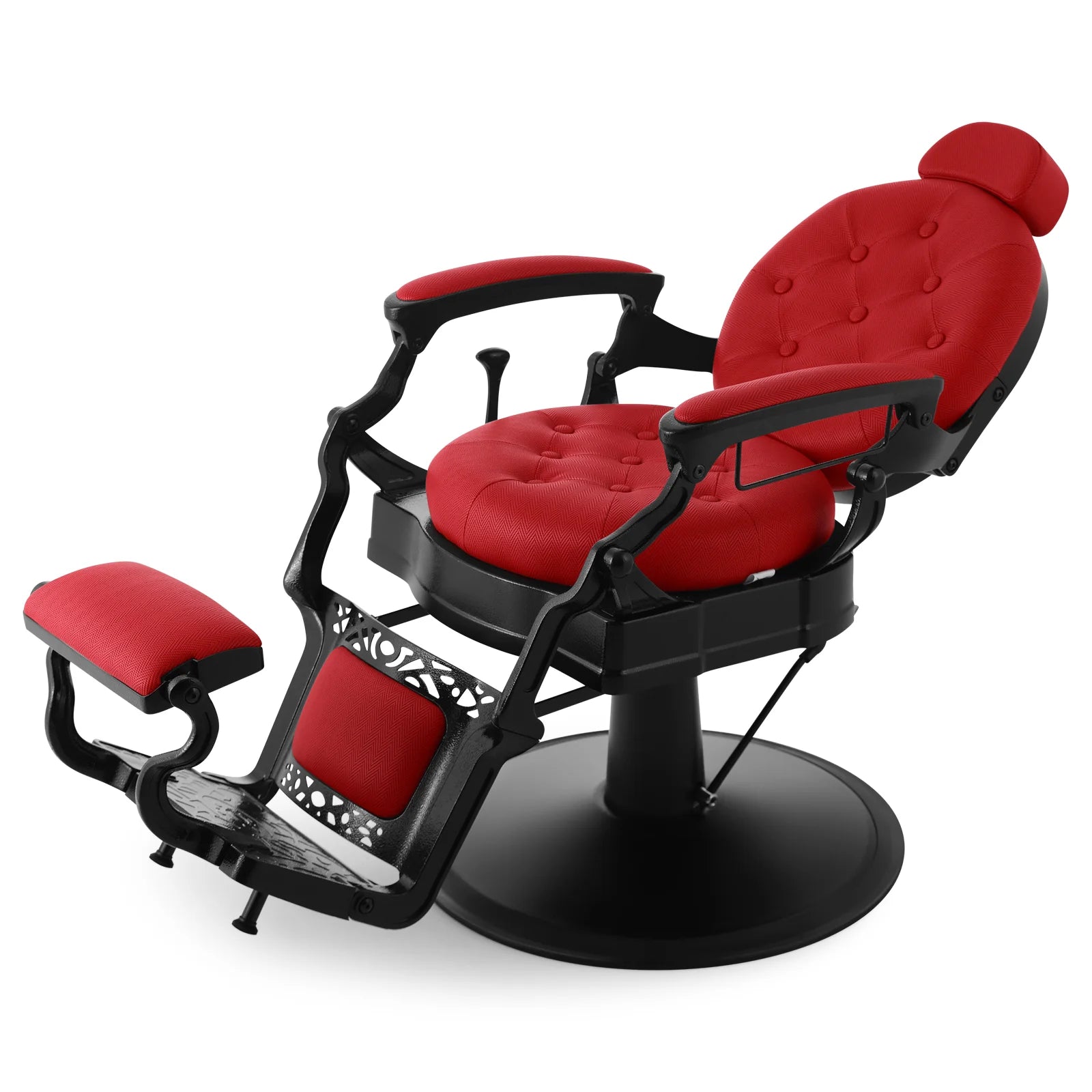 #5045 Red Retro Barber Chair
