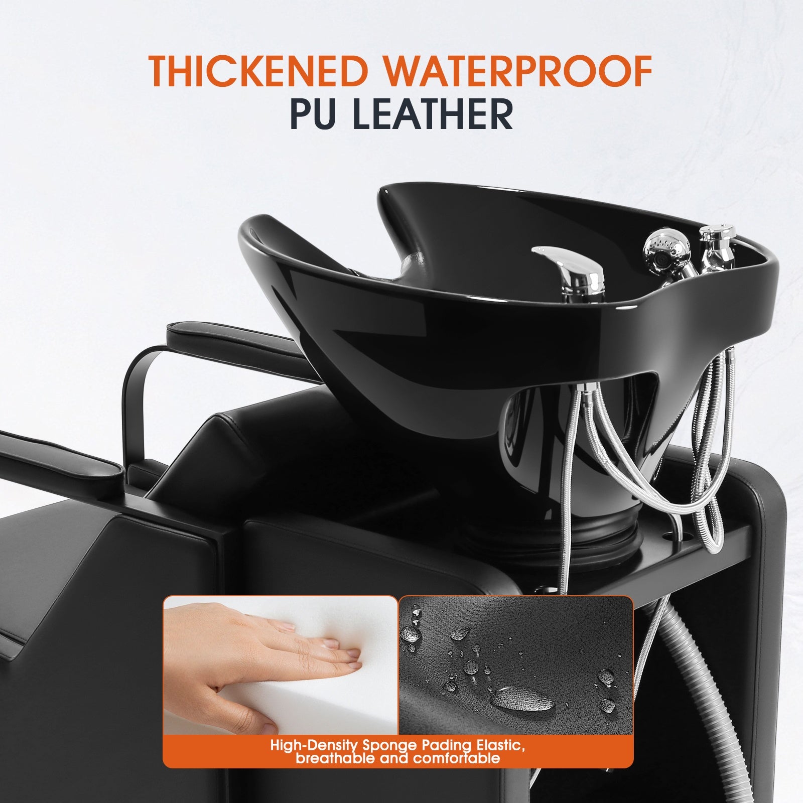 #1031 Shampoo Chair with Adjustable Neck Rest