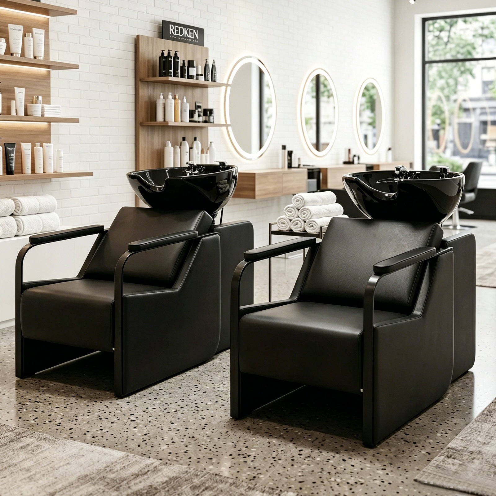 #1031 Shampoo Chair with Adjustable Neck Rest