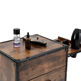 #7015 Vintage Rolling Salon Station Beauty Barber Spa Trolley Storage Cart