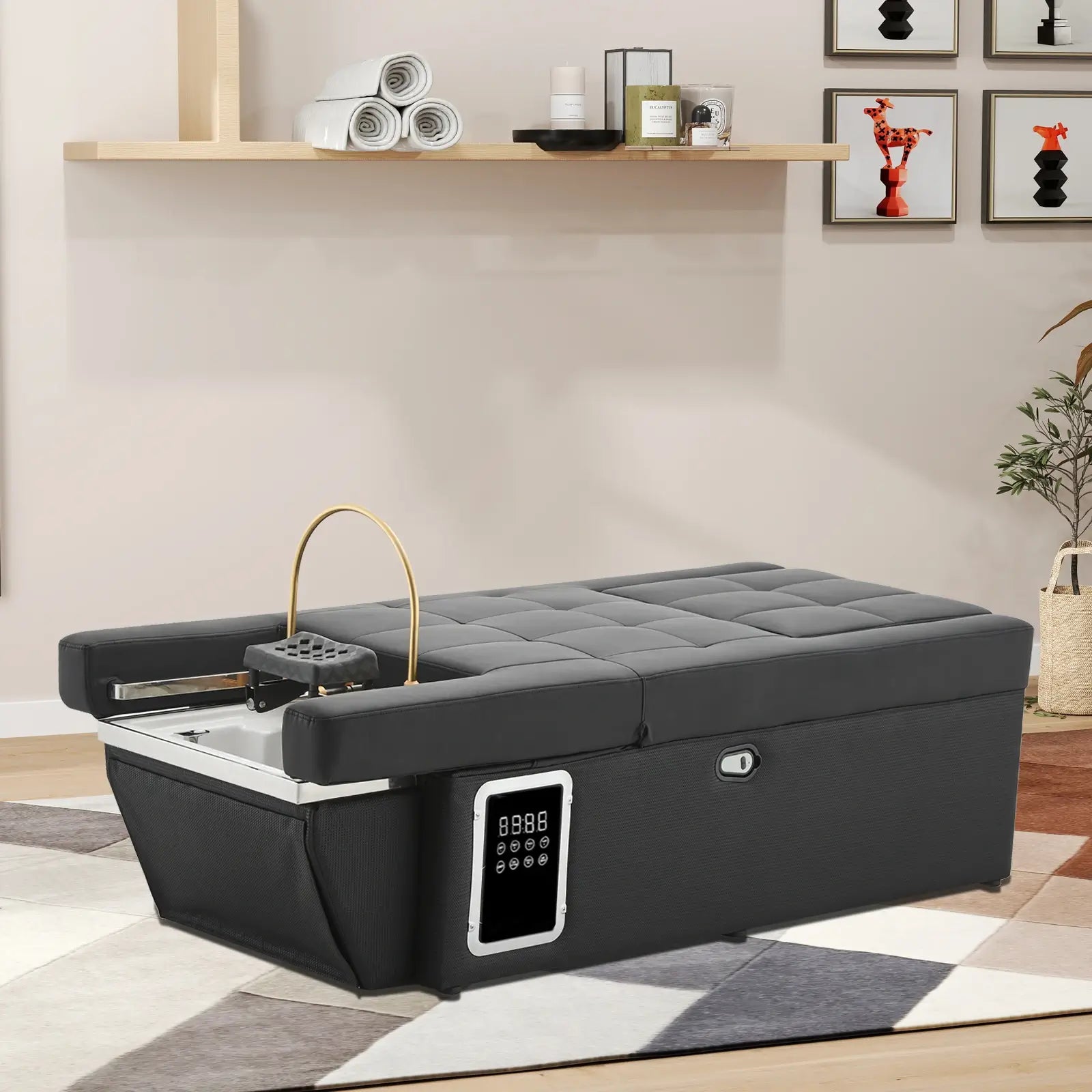 #1071 Head Spa Equipment, Foot Bath, Spa Beauty Salons, Backwash Unit Beauty Bed