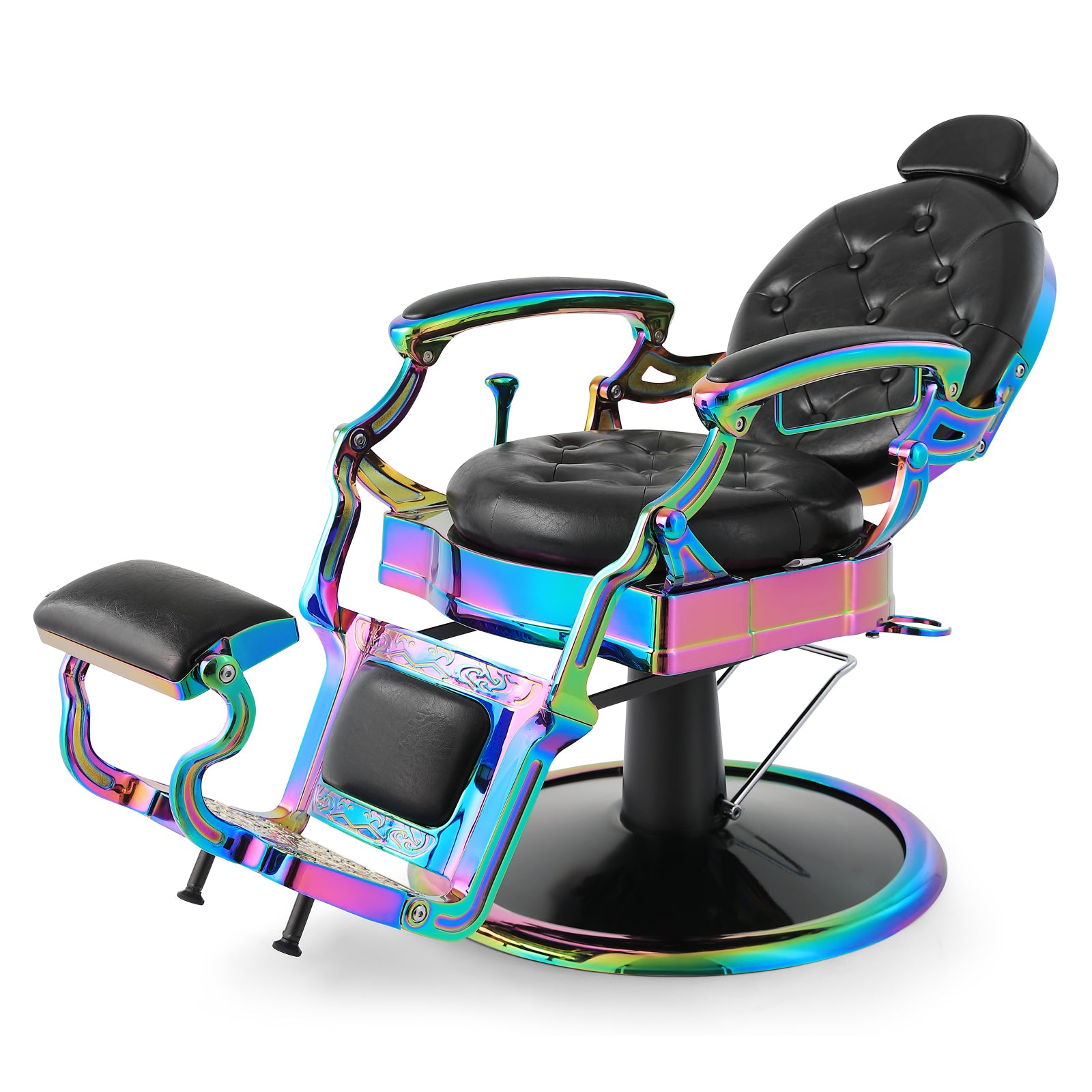 #5350 Prestige Laser Frame Retro Hydraulic Recline Barber Chair