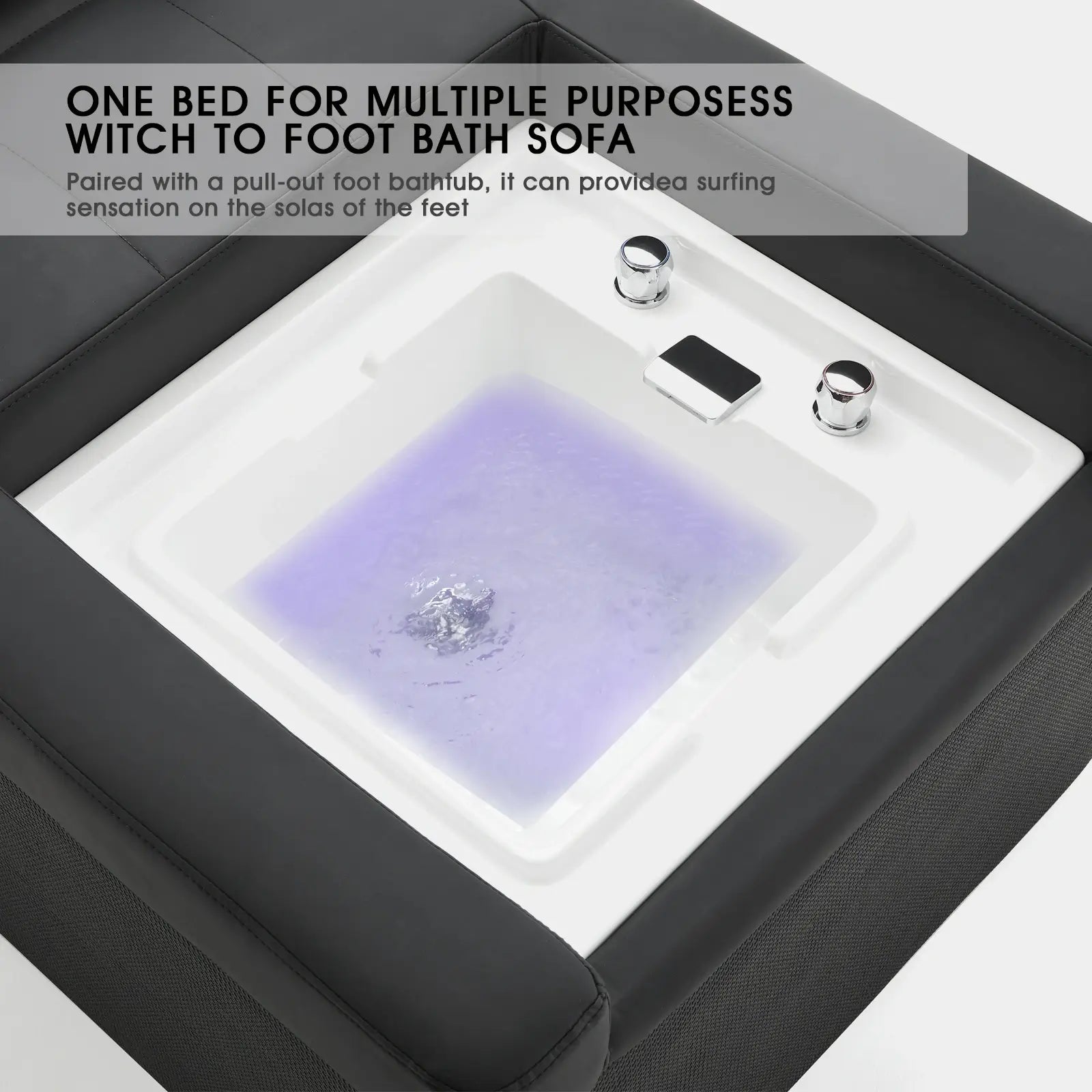 #1071 Head Spa Equipment, Foot Bath, Spa Beauty Salons, Backwash Unit Beauty Bed