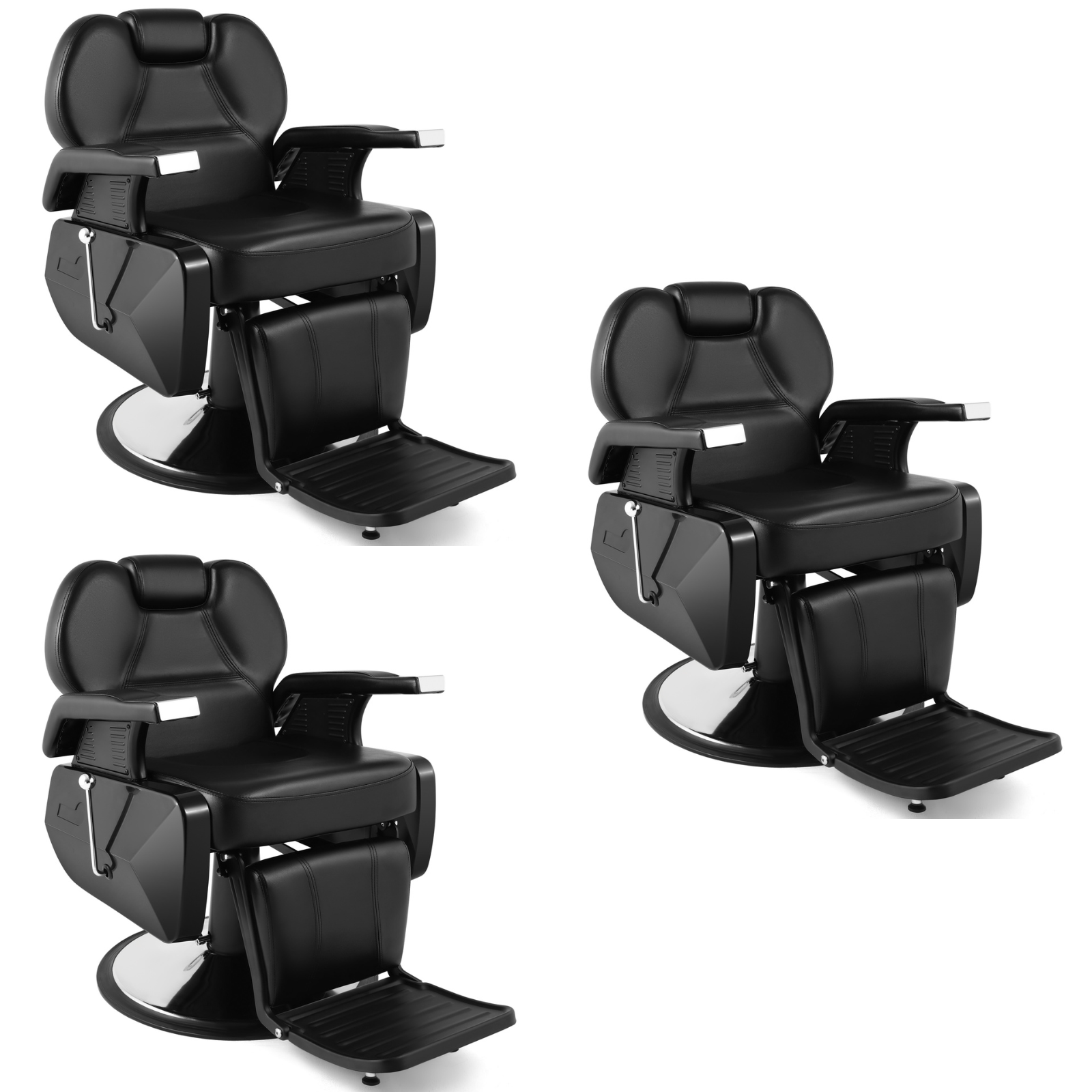 #5001 Silla de peluquero reclinable hidráulica para trabajo pesado *4