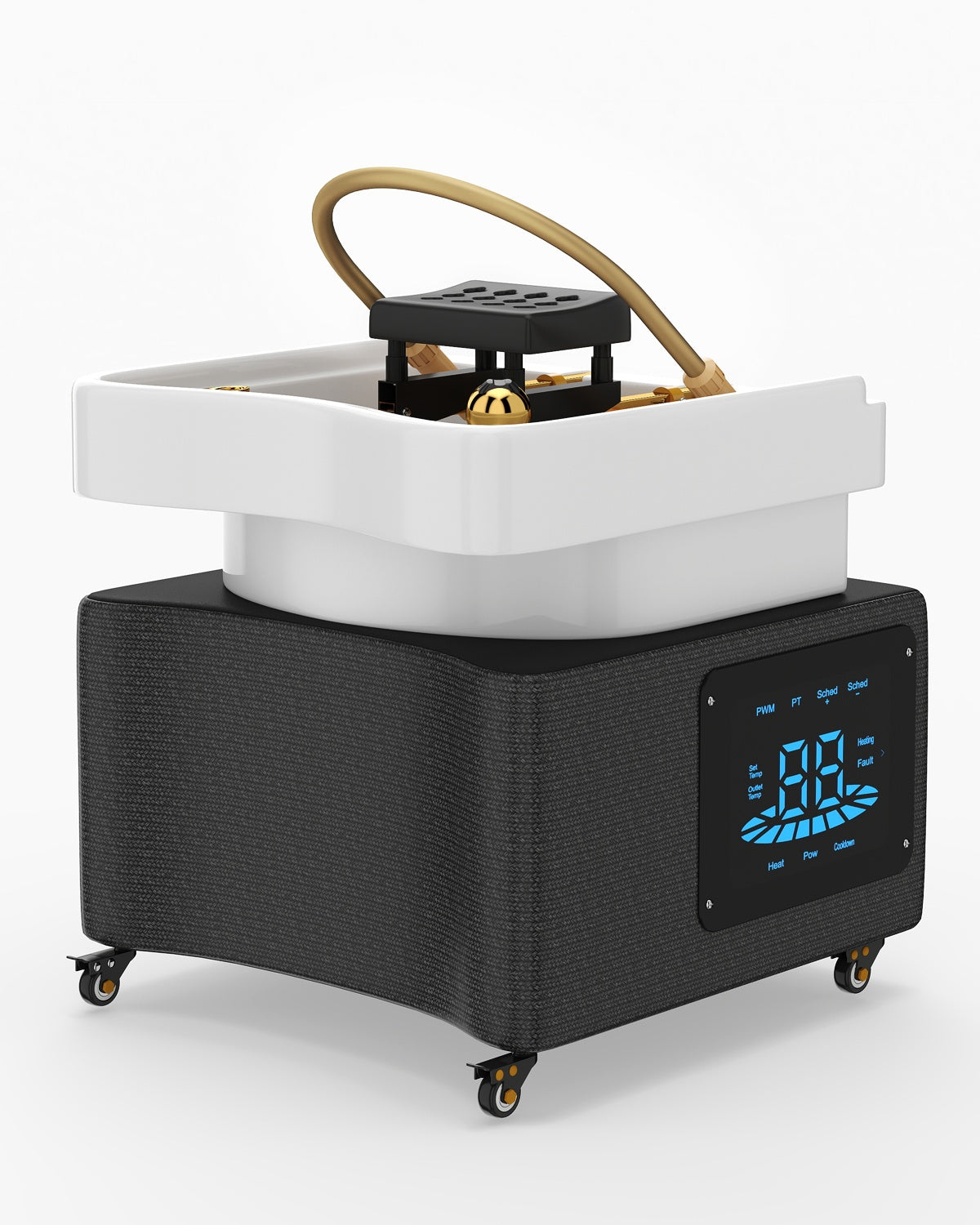 #4047 Head Spa Equipment, Waterfall Head Spa System, Shampoo Bowl, Constant Temperature System, Shower Pressure Adjustment for Beauty Salon Spa