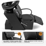 #1006 Shampoo Station Backwash Chair Shampoo Bowl Sink Unit Station Artisthand