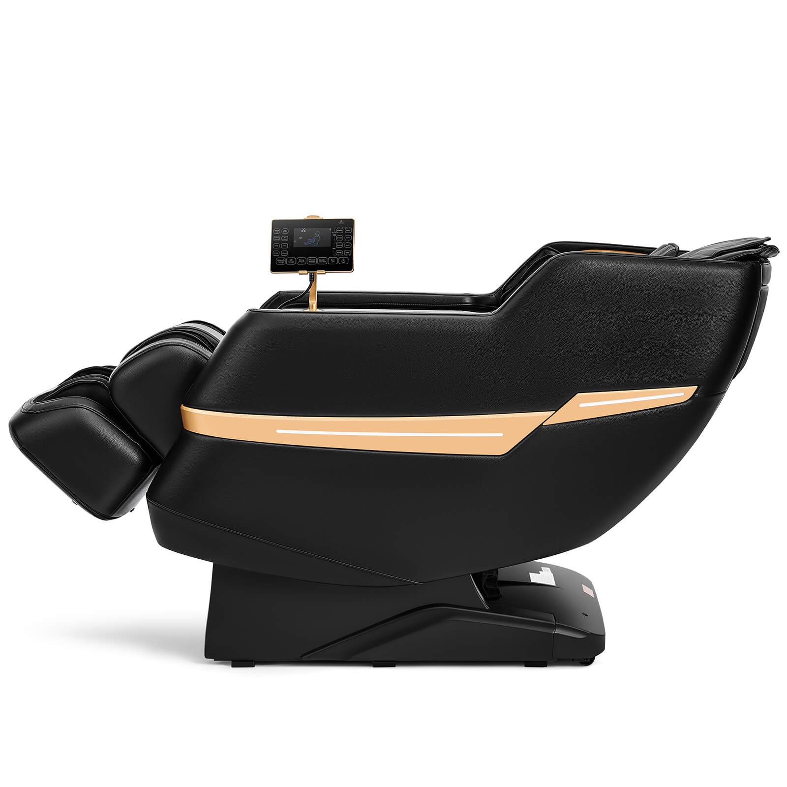 #20012 Zero Gravity Full Body Massage Chair,2026 Newest Version Recliner with 10 Fix Rollers, 6 Modes, Bluetooth Speakers, Waist Heating, Foot Roller Massage, Full-Body Airbags, Black