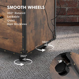 #7015 Vintage Rolling Salon Station Beauty Barber Spa Trolley Storage Cart