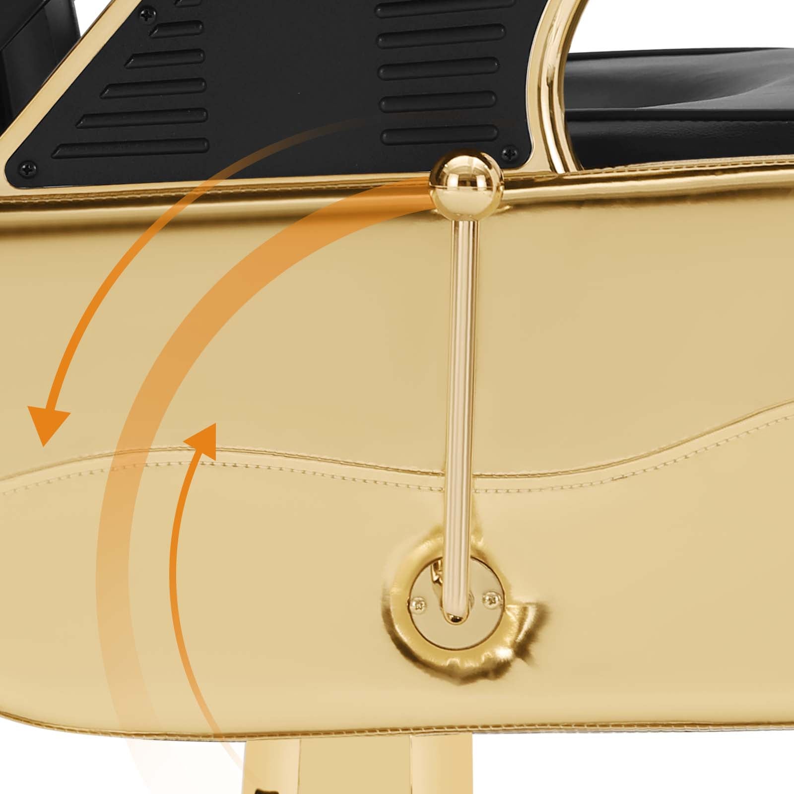 #5001 Barber Chair for Barbershop Salon Chair Beauty Styling Chair for Beauty Shop Gold/Black