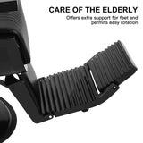 🆕#5073 Heavy Duty Recline Hydraulic Barber Chair (All Black)