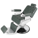 #5274 Silla de peluquero hidráulica reclinable de servicio pesado vintage (verde)