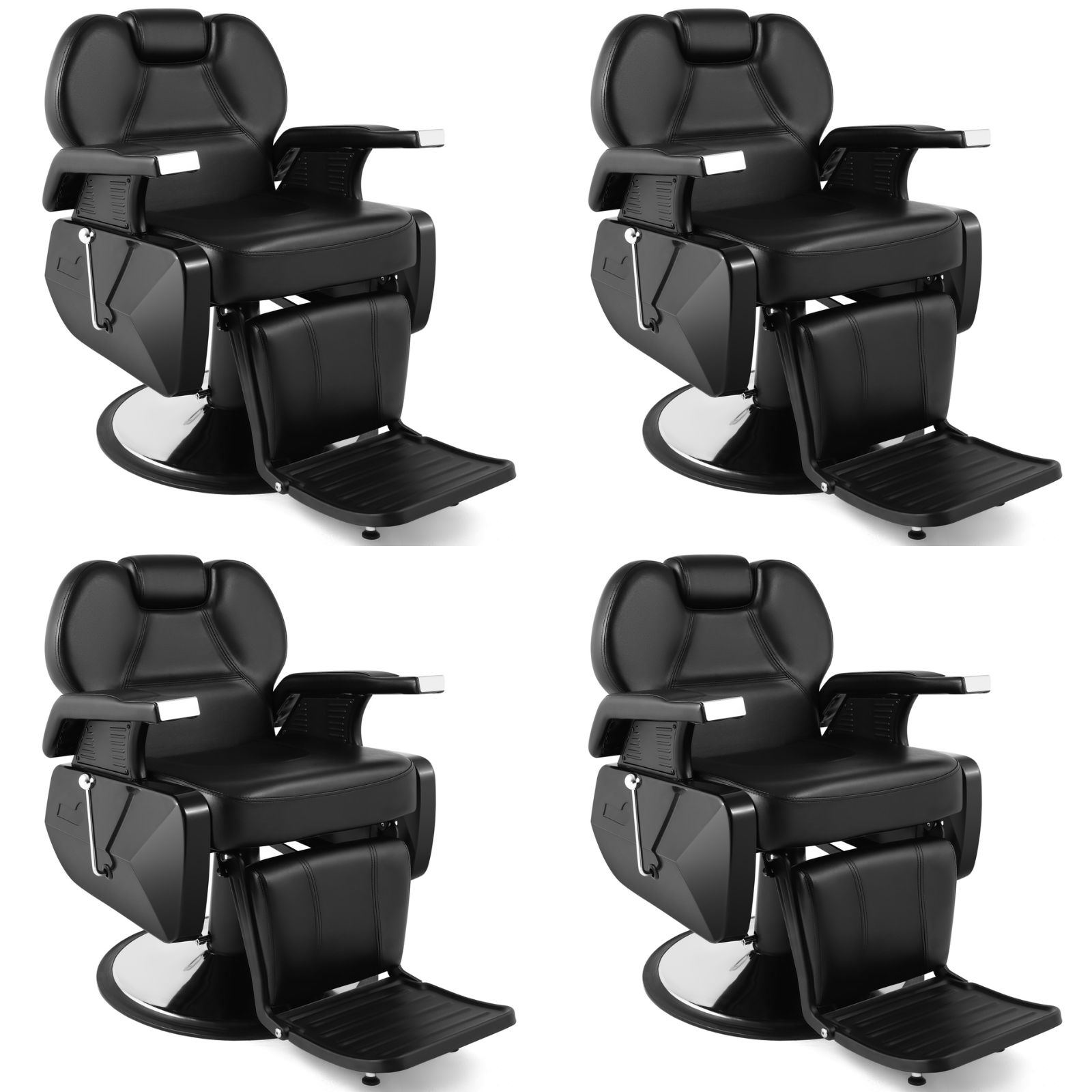 #5001 Silla de peluquero reclinable hidráulica para trabajo pesado *4