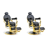#5060 Royal Prestige Gold Barber Chair