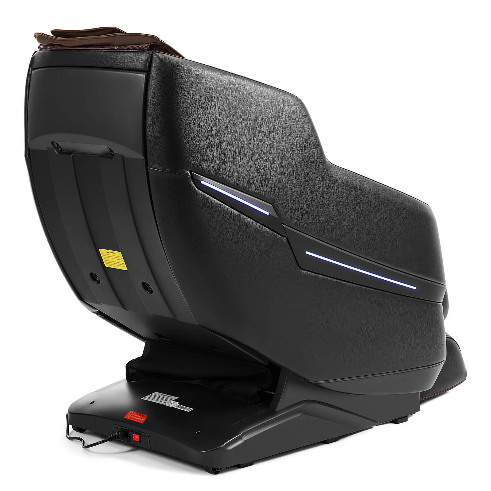 #20022 Zero Gravity Full Body Massage Chair ,2026 Newest Version Recliner with 10 Fix Rollers, 6 Modes, Bluetooth Speakers, Waist Heating, Foot Roller Massage, Full-Body Airbags, Black/Brown