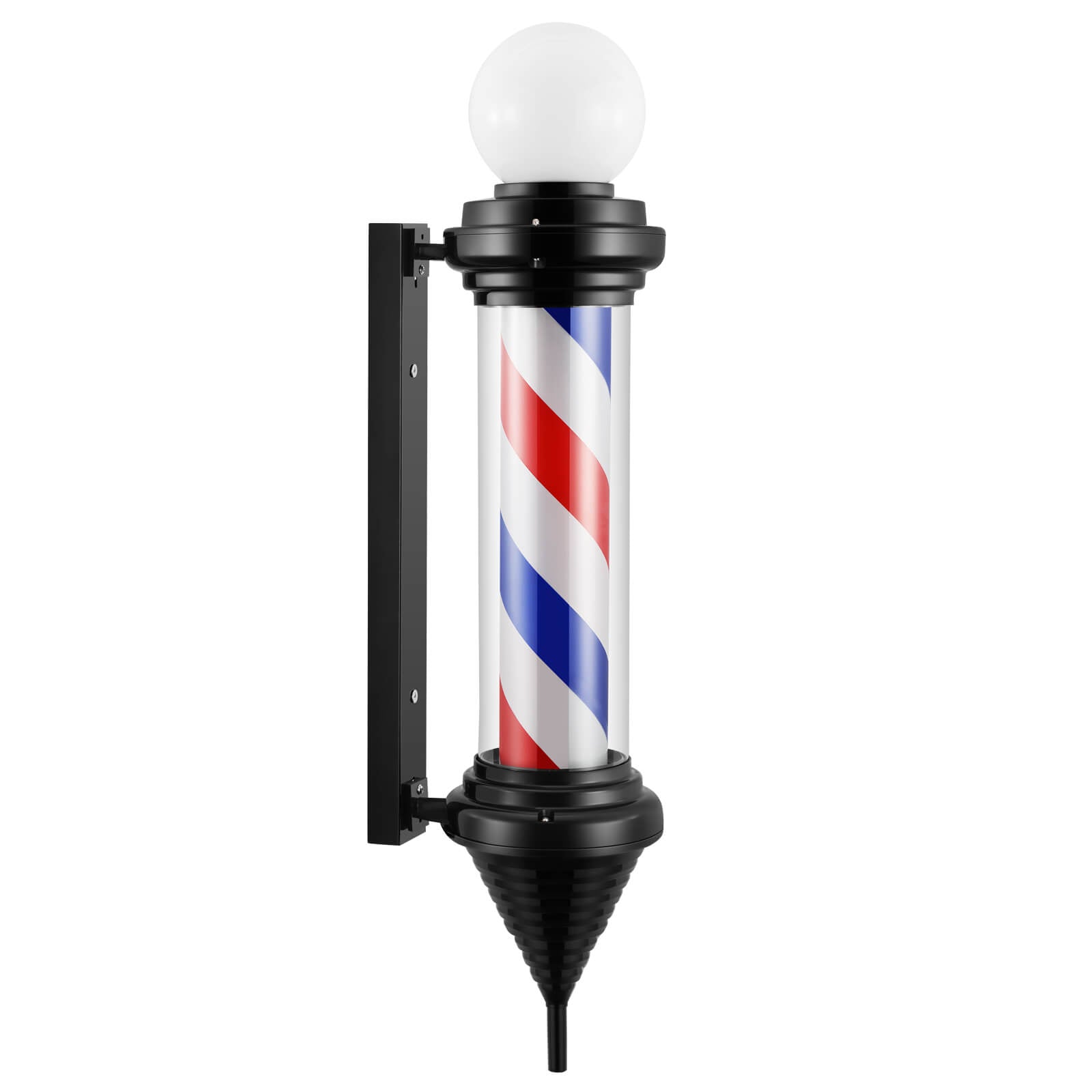 #4045 Rotating Light Vintage LED Barber Pole