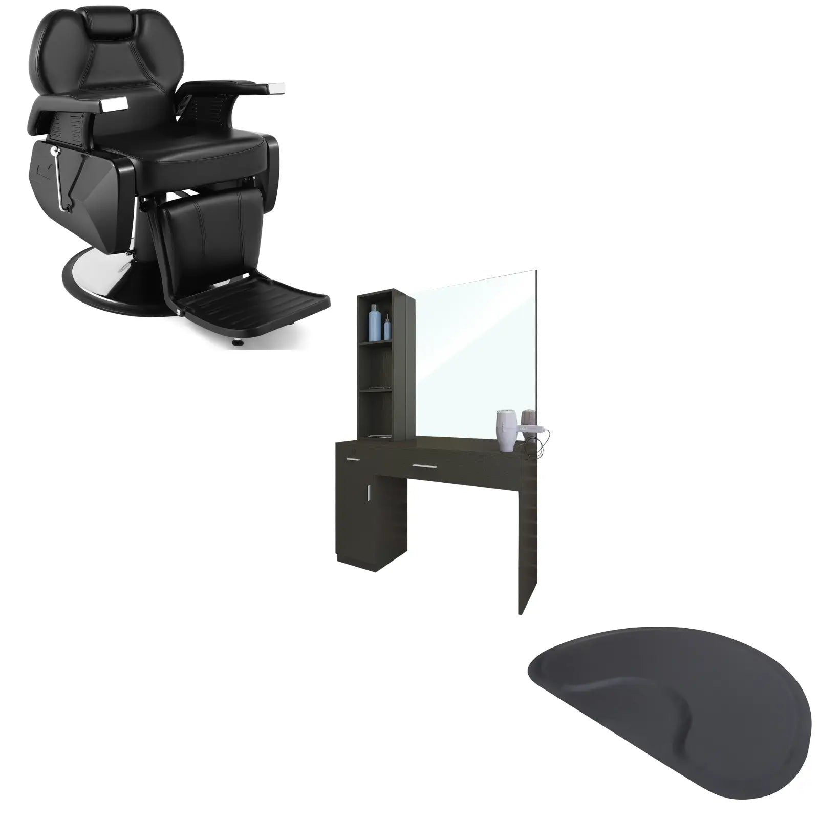 1-Station 5001 Barber Chair Bundle