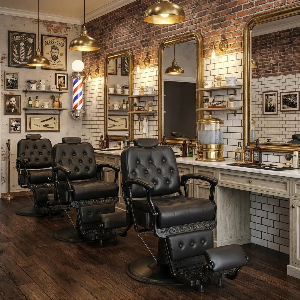 #5043 Heavy Duty Vintage Barber Chair