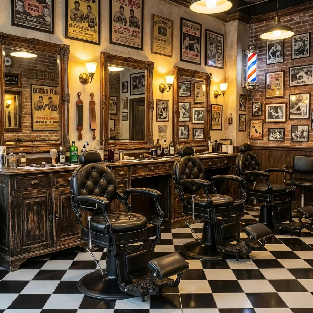 #5045 Heavy Duty Retro Barber Chair