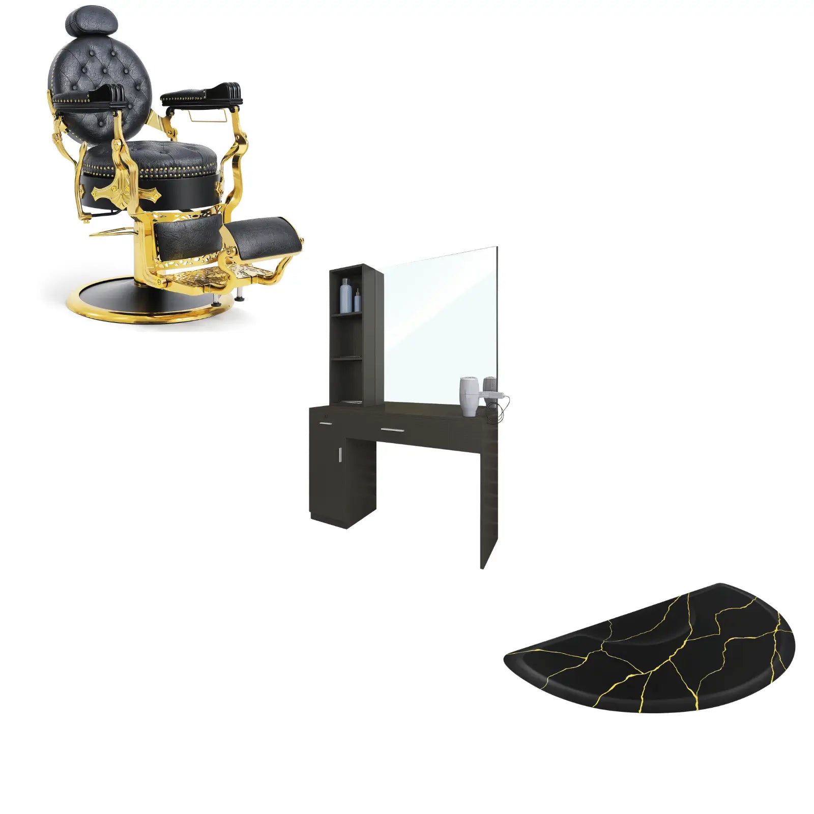 1-Station 5060 Barber Chair Bundle