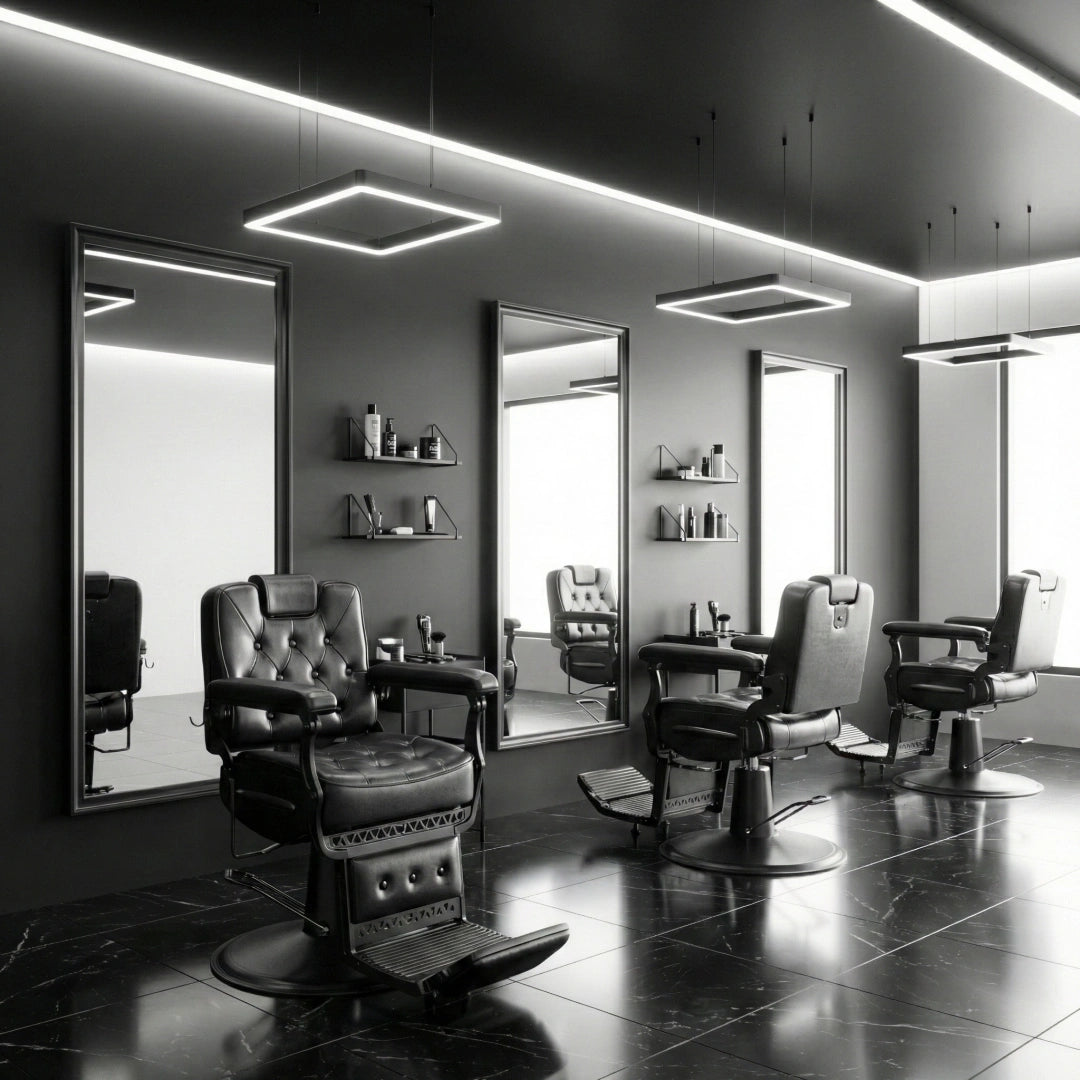 #5075 Vintage Barber Chair for Barbershop