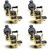 #5060 Royal Prestige Gold Barber Chair