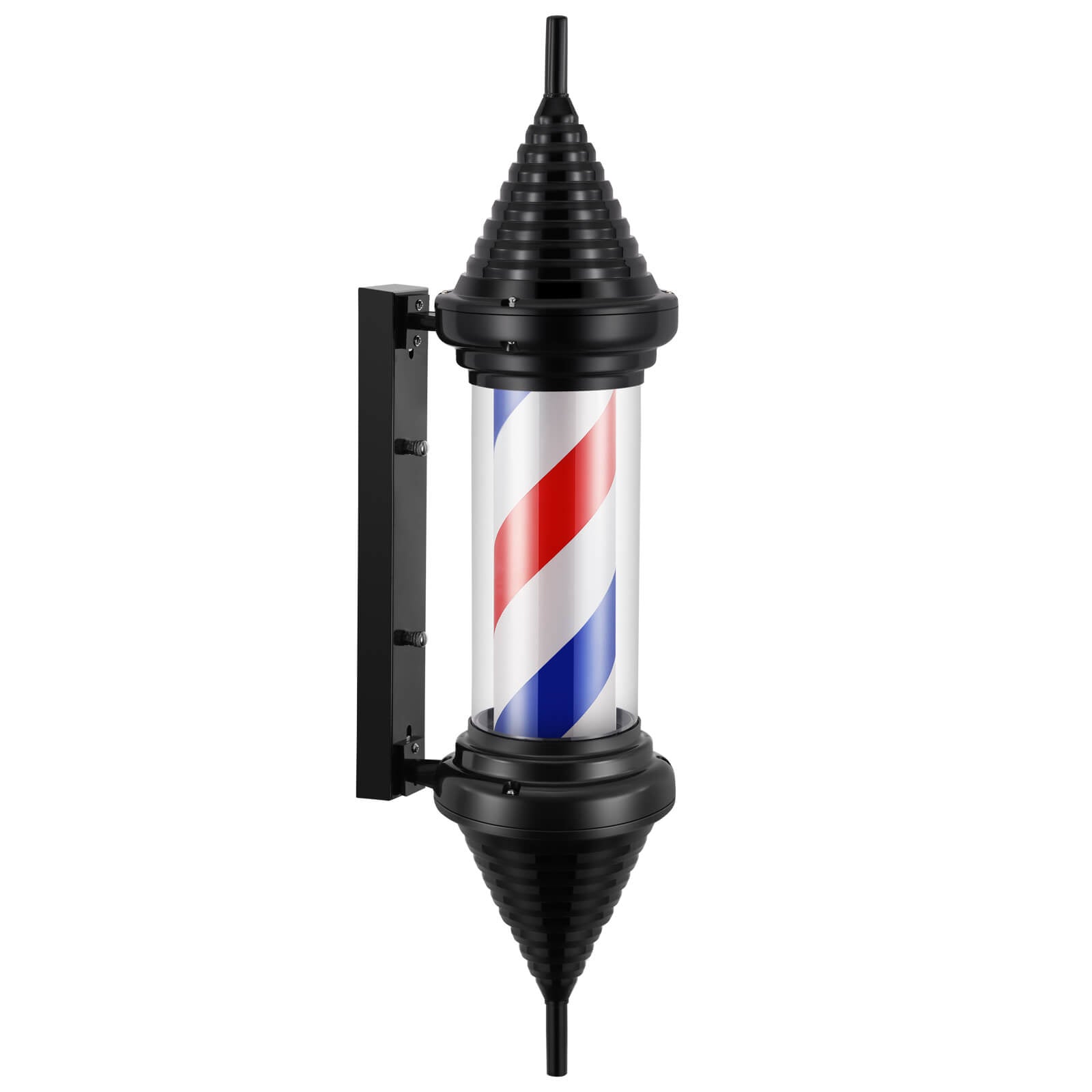 #4044 Rotating Light Vintage LED Barber Pole