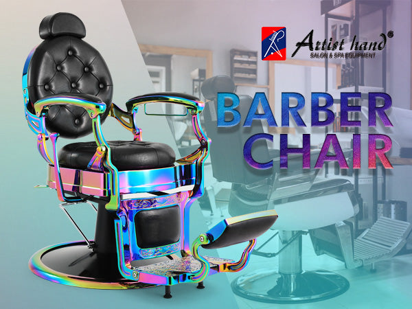 5350 Prestige Laser Frame Retro Hydraulic Recline Barber Chair -