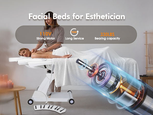 2906 4 Motors Aesthetic Chair Dual Control Full Electrical Medical