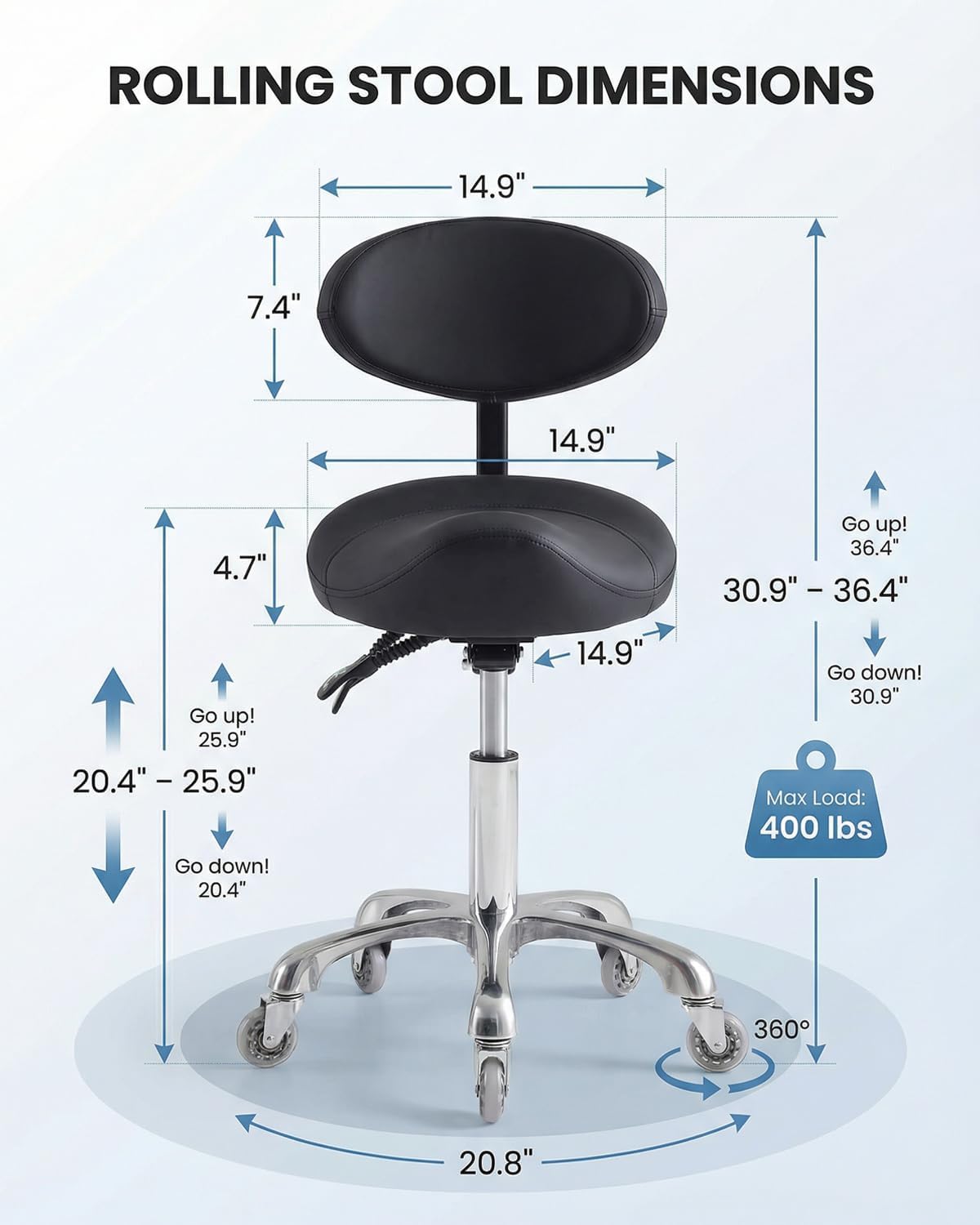 #3009 Barber Stool