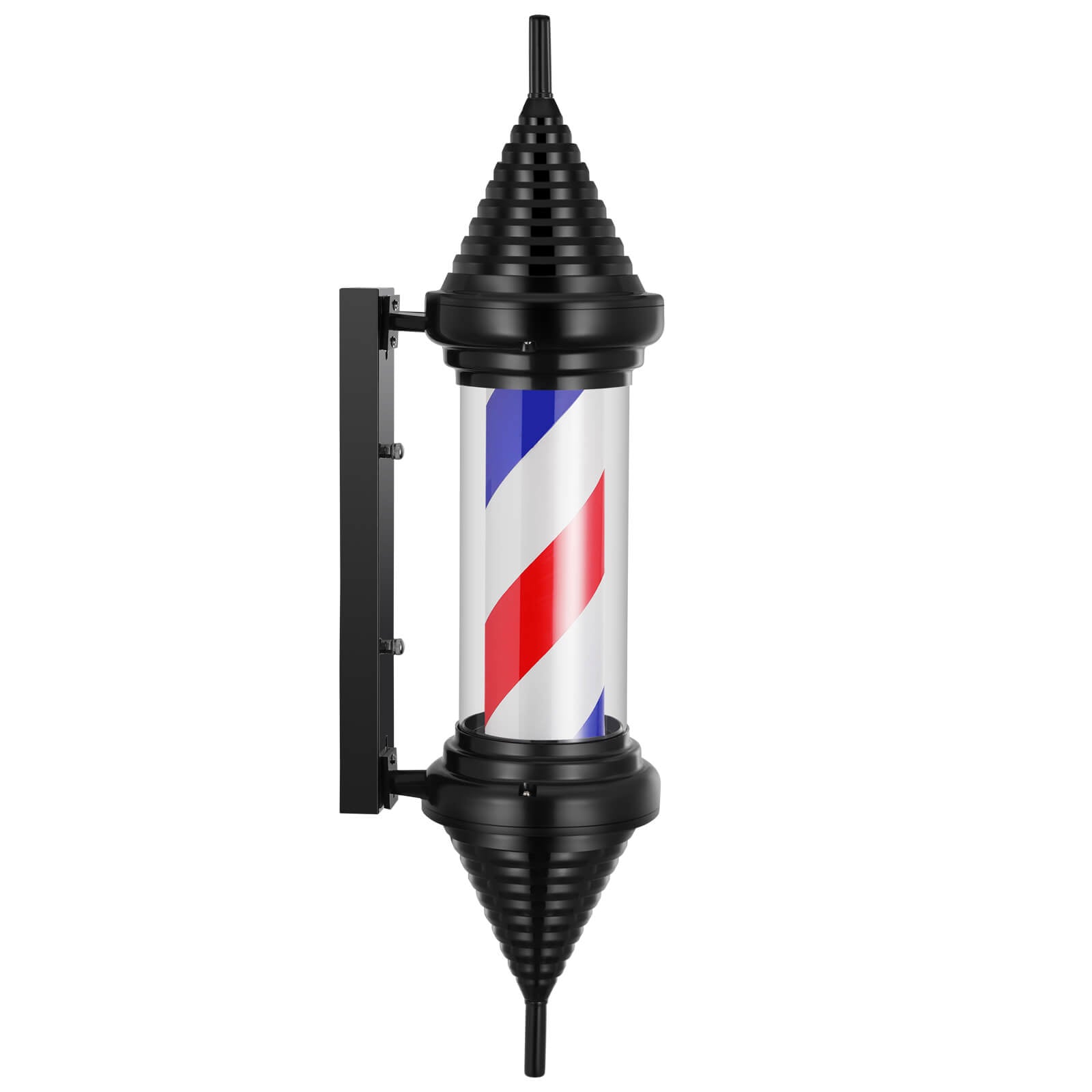 #4044 Rotating Light Vintage LED Barber Pole