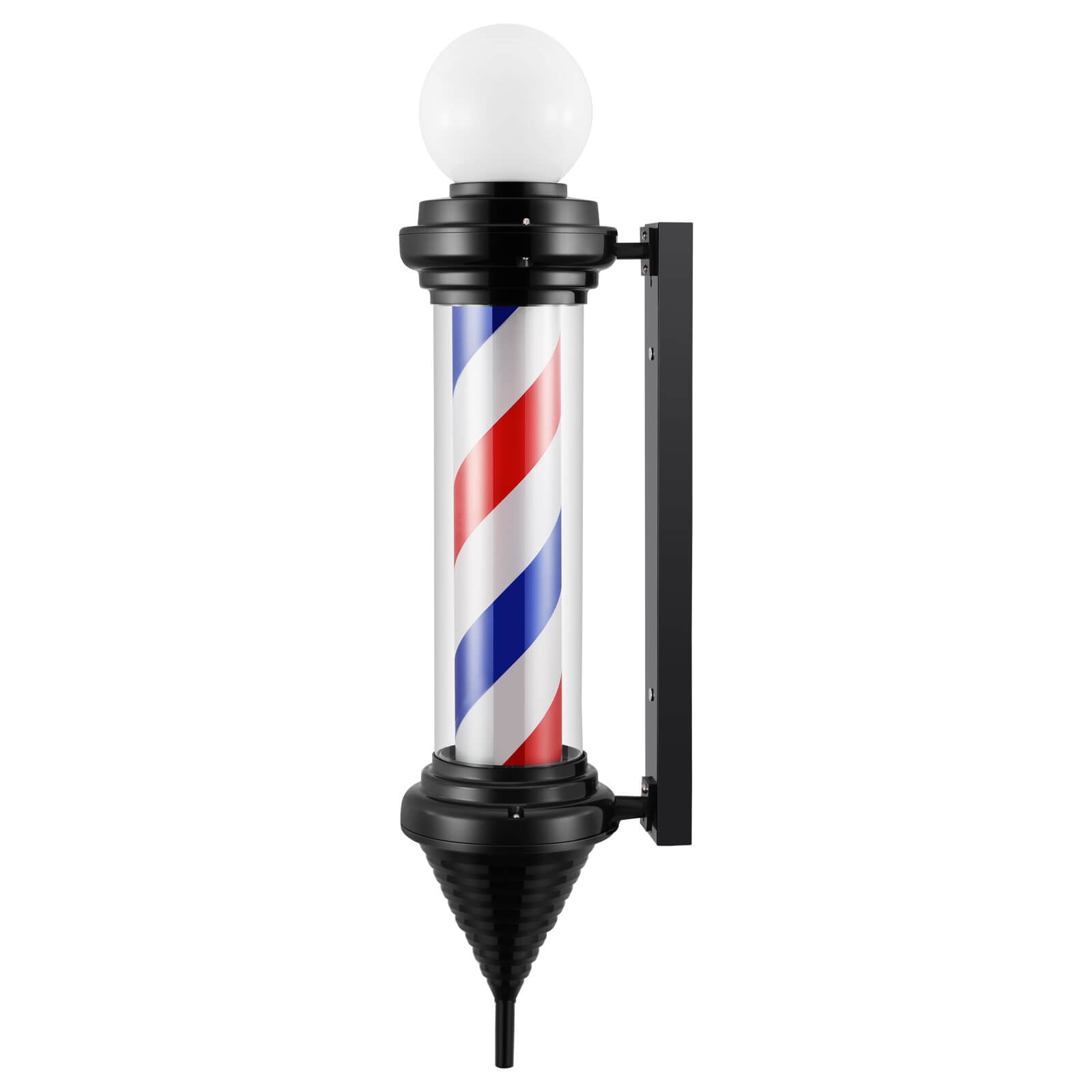 #4045 Rotating Light Vintage LED Barber Pole