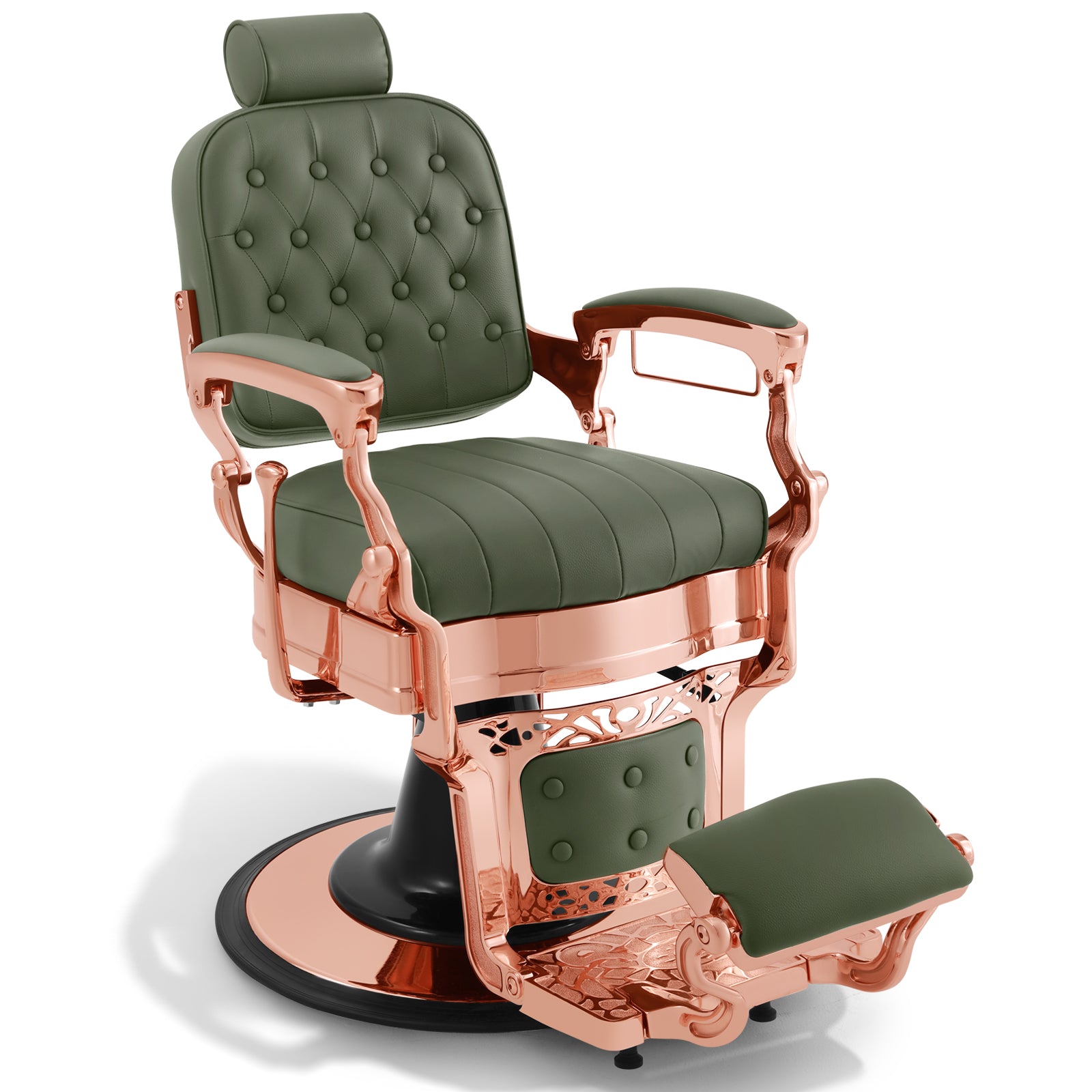 🆕#5087 Vintage Reclining Heavy Duty Barber Chair