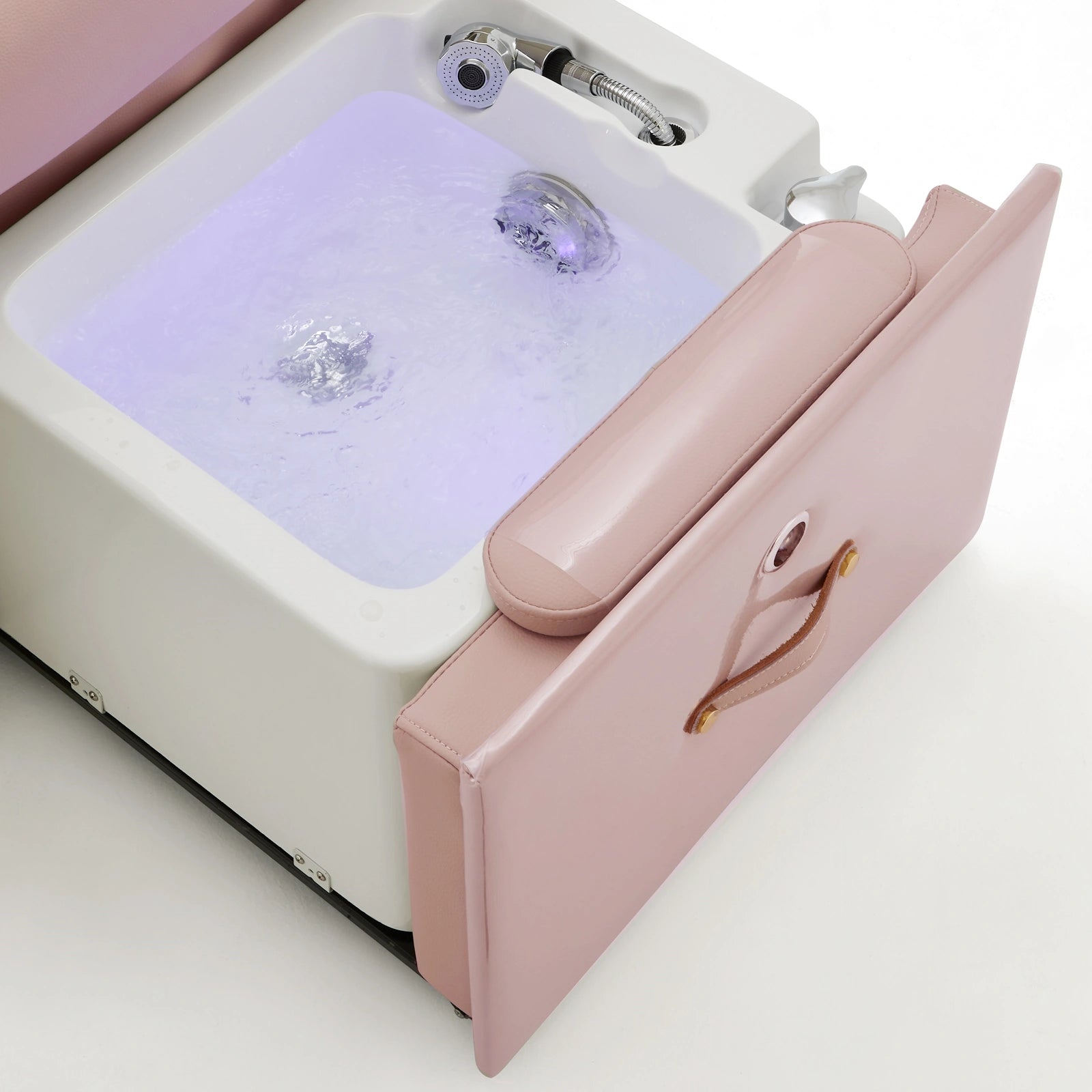 #1481 Pedicure Spa Chair, Massage Chair, with Smart Foot Bathtub, Hand Wash, Salon Chairs for Manicure, Foot Bath