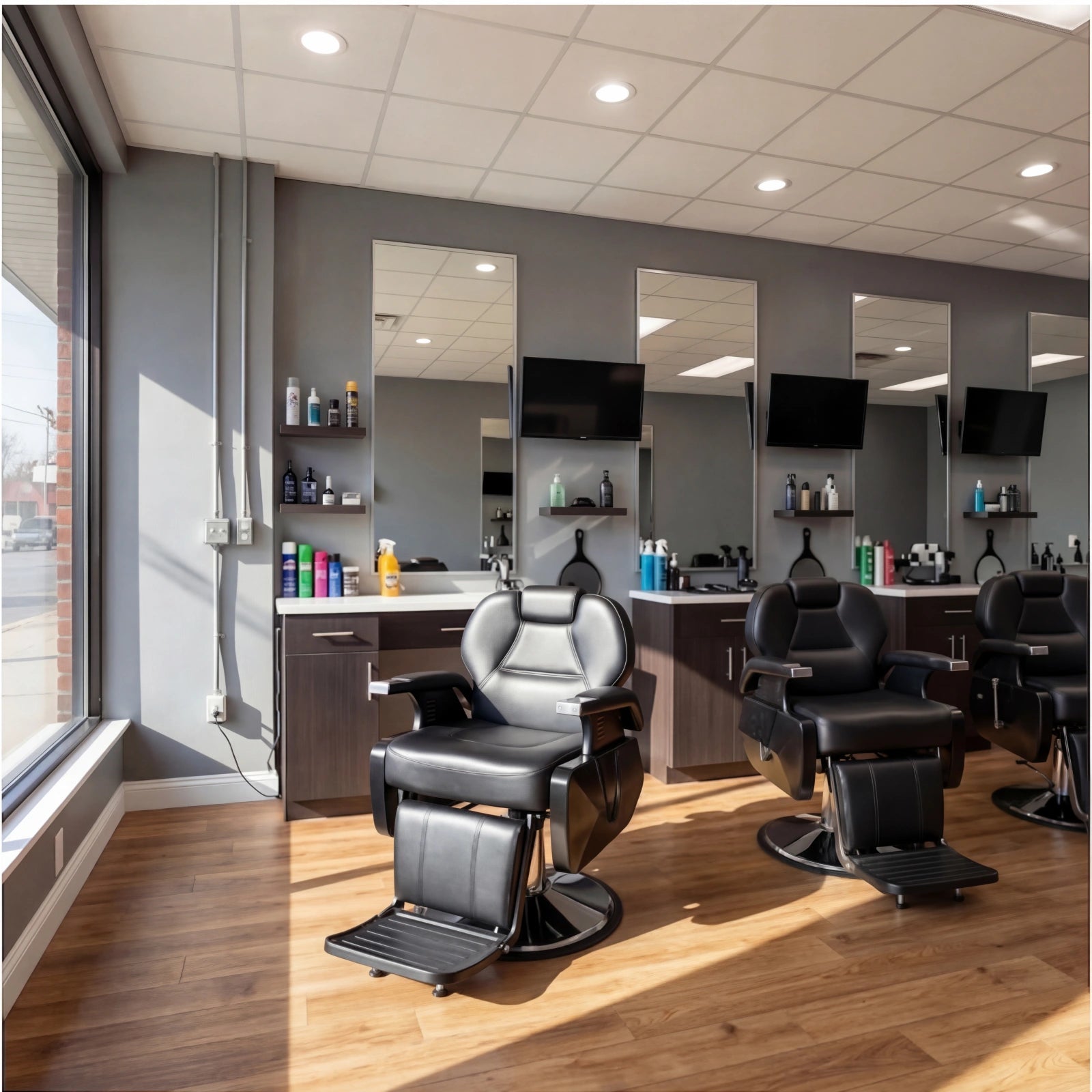 #5001 Hydraulic Reclining Heavy Duty Barber Chair