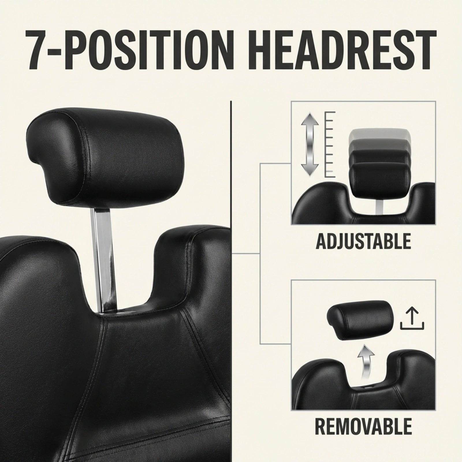 #5001 Hydraulic Reclining Heavy Duty Barber Chair